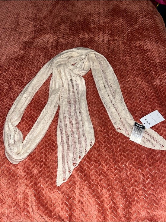 Cotton On Accessories - Cotton On Lightweight Cream Knit Scarf -